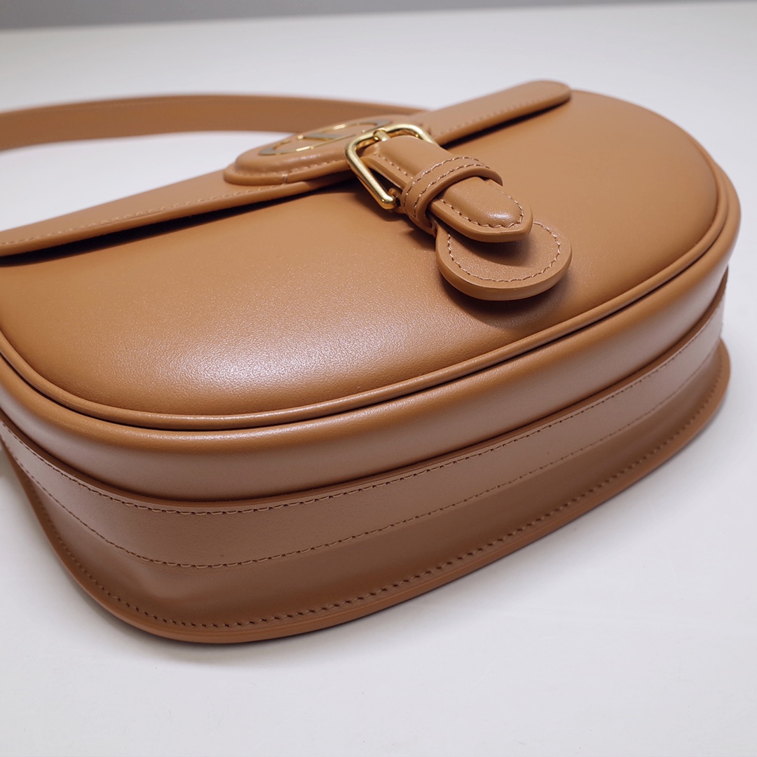 Medium Dior Bobby Bag Caramel Box Calfskin